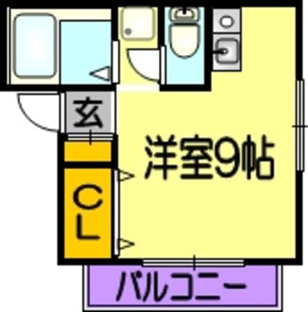 ラピタ九品寺の物件間取画像